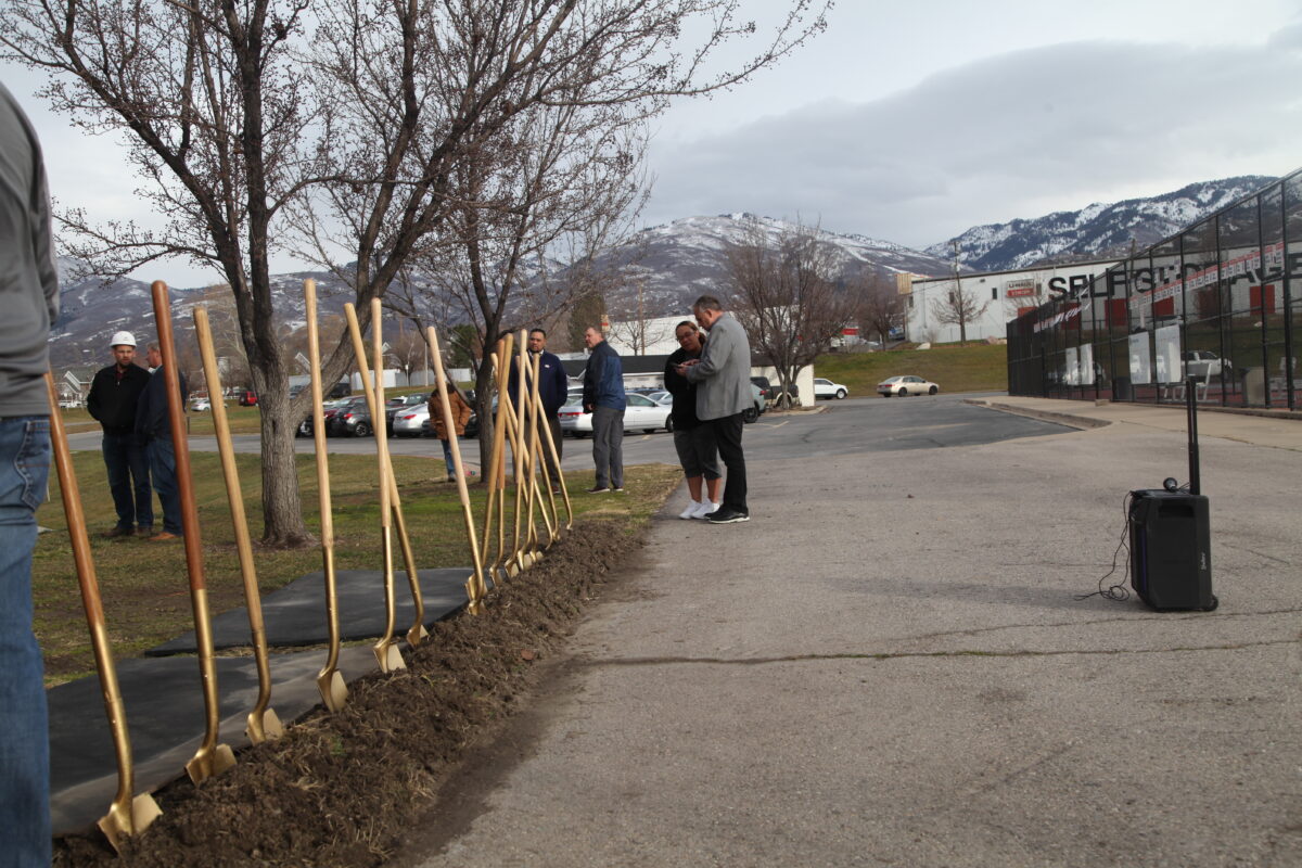 Woods Cross High breaks ground for teen center to support students experiencing homelessness